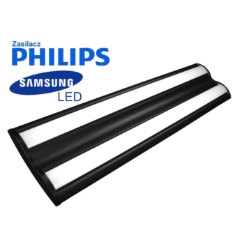 Oprawa led Milot  40W DW  1168x300x60mm czarna