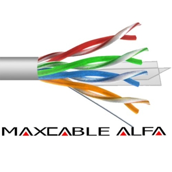 Przewód UTP6 drut Cu MAXCABLE ALFA