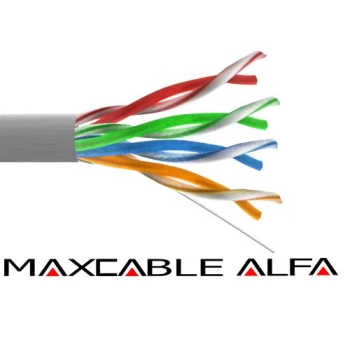 Przewód UTP5E drut Cu MAXCABLE ALFA