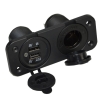 Ładowarka samochodowa montażowa 2x USB 12/24V 5V/1