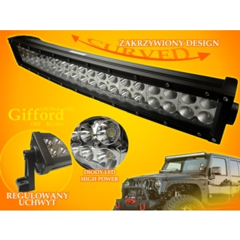 Listwa LED Gifford 240W  CW Off Road Curved