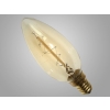 Żarówka węglowa Sabern C35 40W E14 Z shape