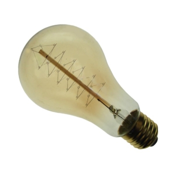 Żarówka węglowa  A21 40W E27  round