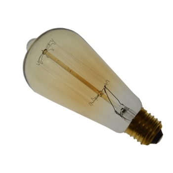 Żarówka węglowa Seleby ST64 40W E27 lantern