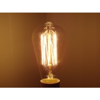 Żarówka węglowa Seleby ST64 40W E27 lantern