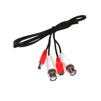 Kabel BNC(wtyk-wtyk)+DC 2,1/5,5(wtyk-gniazdo  1,0m