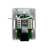 Puszka natynkowa cat5e 1x RJ-45 UTP zatrzaskowa