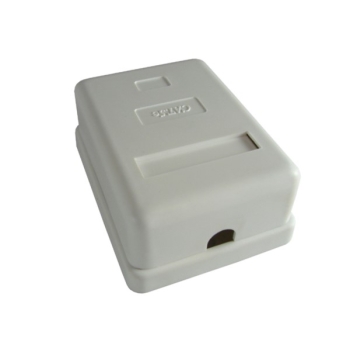 Puszka natynkowa cat5e 1x RJ-45 UTP zatrzaskowa