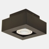 Oprawa sufitowa Pita Black+White ruchoma kwadrat a