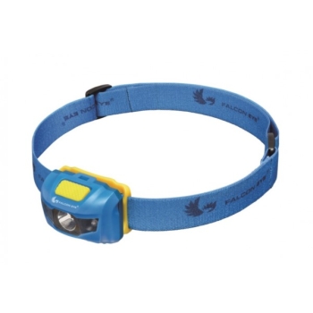 Latarka czołowa 3W +2 LED czerwone Falcon Eye