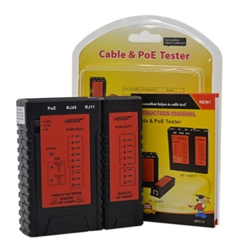 Tester sieci RJ45, RJ11, PoE  NF-468PF