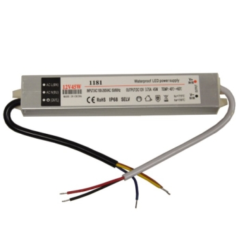Zasilacz LED 12V  45W napięciowy IP67 aluminium