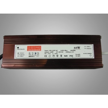 Zasilacz CC metal PF 1800mA   60W   27-36V  IP65-
