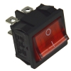 Przełącznik IXL 230V/6A czerwony HQ
