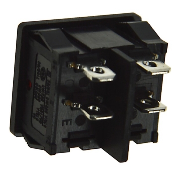 Przełącznik IXL 230V/6A czerwony HQ