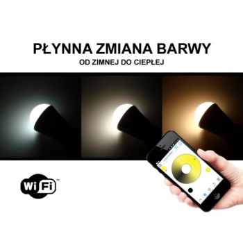 Żarówka WiFi Warm White/Cool White 2x7,5W