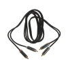 Kabel 2*RCA Metal HQ 2,5m Blister