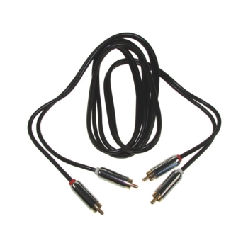 Kabel 2*RCA Metal HQ 2,5m Blister