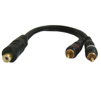 Kabel 1gn.RCA-2wt.RCA Y 20cm