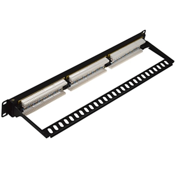 Patch panel 24-port UTP6A 1U 19