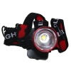 Latarka czołowa 6W LED PRO CREE XM-L T6 zoom