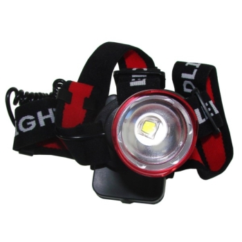 Latarka czołowa 6W LED PRO CREE XM-L T6 zoom