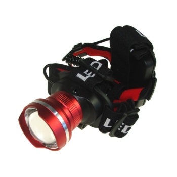 Latarka czołowa 6W LED PRO CREE XM-L T6 zoom