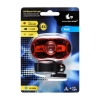 Lampa rowerowa LED tył 1x0,5W+2x5mm Falcon Eye
