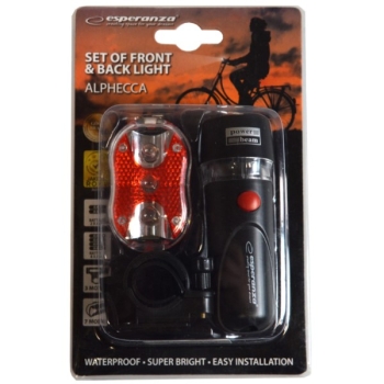 Lampa rowerowa LED zestaw przód+ tył II