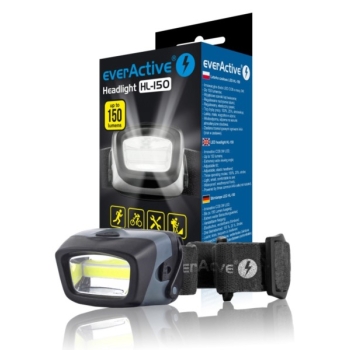 Latarka czołowa 3W LED 150lm everActive