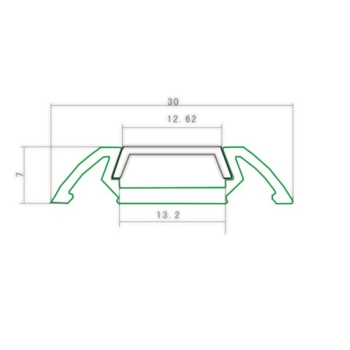 Profil LED PL2ANA-01  2,0m klosz frosted