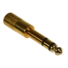 Redukcja wt.Jack 6,3stereo/gn.Jack 3,5stereo metal