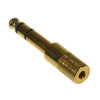 Redukcja wt.Jack 6,3stereo/gn.Jack 3,5stereo metal
