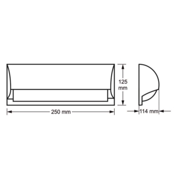 Oprawa elewacyjna Freon E27 antracyt