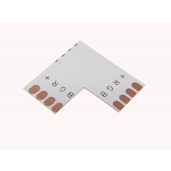 Złączka led 10mm kątowa RGB