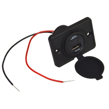 Ładowarka samochodowa montażowa 1x USB 12/24V 5V/2