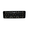 Media port Cova  3*230V  czarny