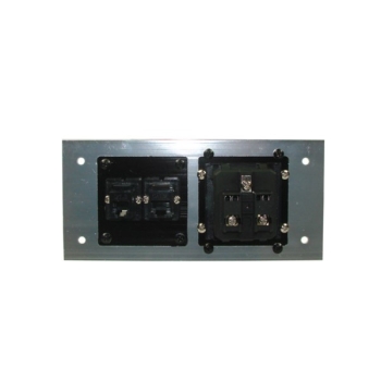 Media port Cova  1*230V 1*RJ45 1*RJ11 srebrny