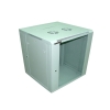 Szafa 19" wisząca KERN 12U 600x600 RAL7035 szkło