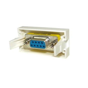 Adapter Mosaic 22,5x45 Gniazdo D-Sub DB9 gn. / DB9
