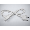 Kabel zasilający AC atestowany, kolor biały 1,5m