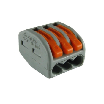 Złączka WAGO 222-413 uniwersalna linka, drut 3x0,0