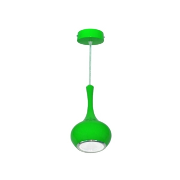 Lampa wisząca Karlo  led cob  5W zielona DW