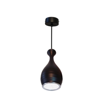 Lampa wisząca Uma led power  9W czarna DW