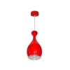 Lampa wisząca Uma led power  9W czerwona DW