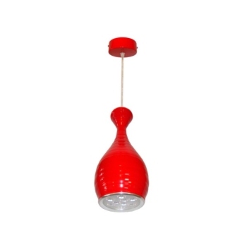 Lampa wisząca Uma led power  9W czerwona DW