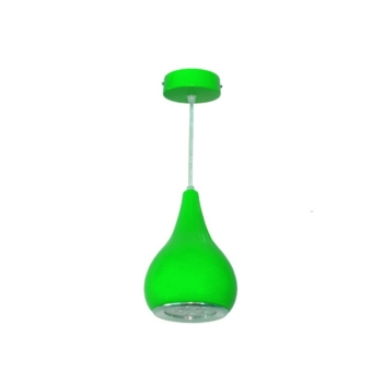 Lampa wisząca Vidar led power  5W zielona DW