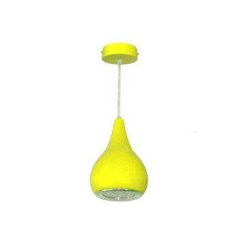 Lampa wisząca Vidar led power  5W żółta DW