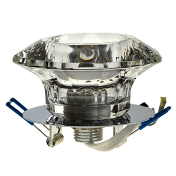 Downlight LED kryształ  6 1*3W biały zimny