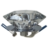 Downlight LED kryształ  7 1*3W biały zimny